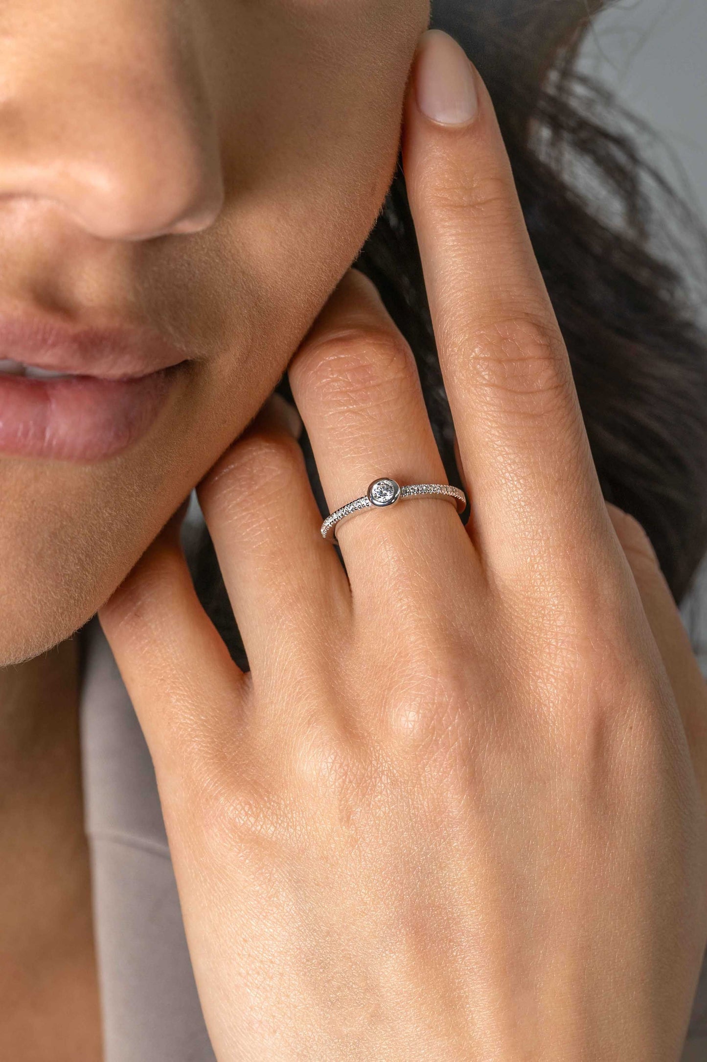 ZINZI Ring zilver ZIR2422