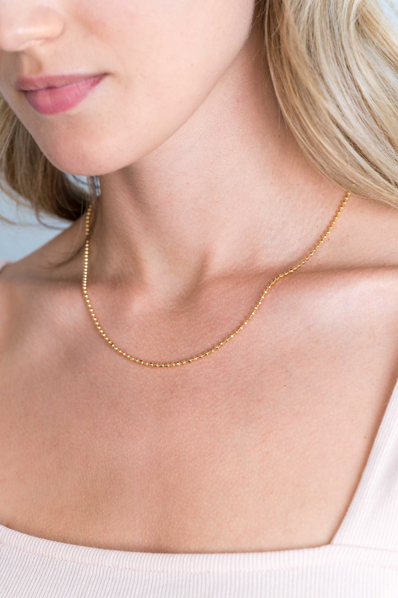 ZINZI Ketting Rosé ZI45BOLR