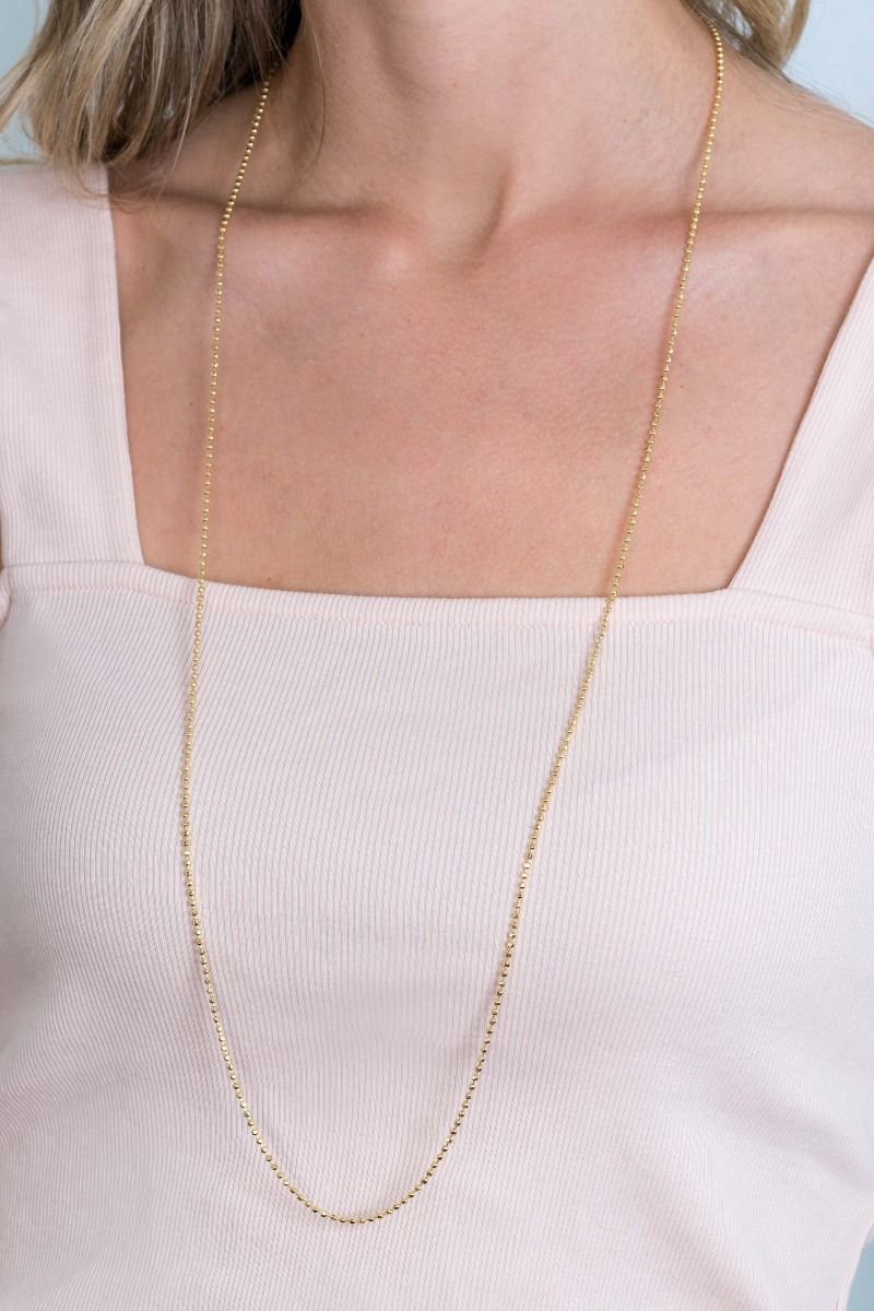 ZINZI Ketting goud kleurig ZI90BOLG