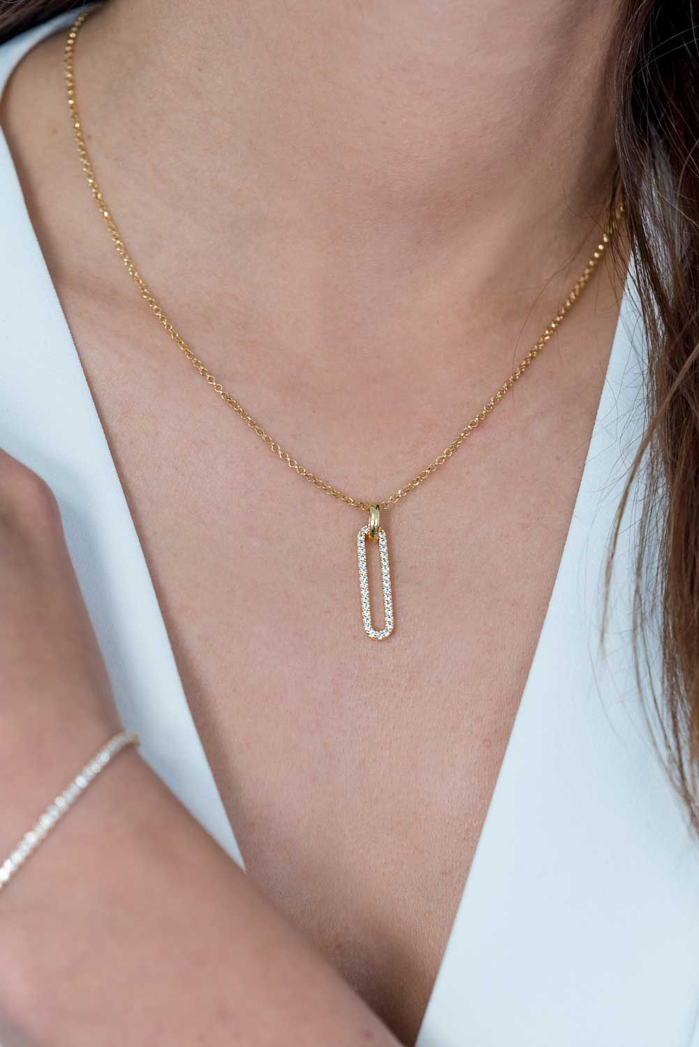 ZINZI Ketting hanger goud kleurig ZIH2231