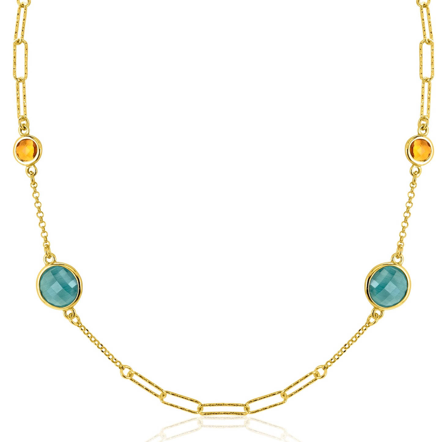 ZINZI Ketting goud kleurig ZIC2418G