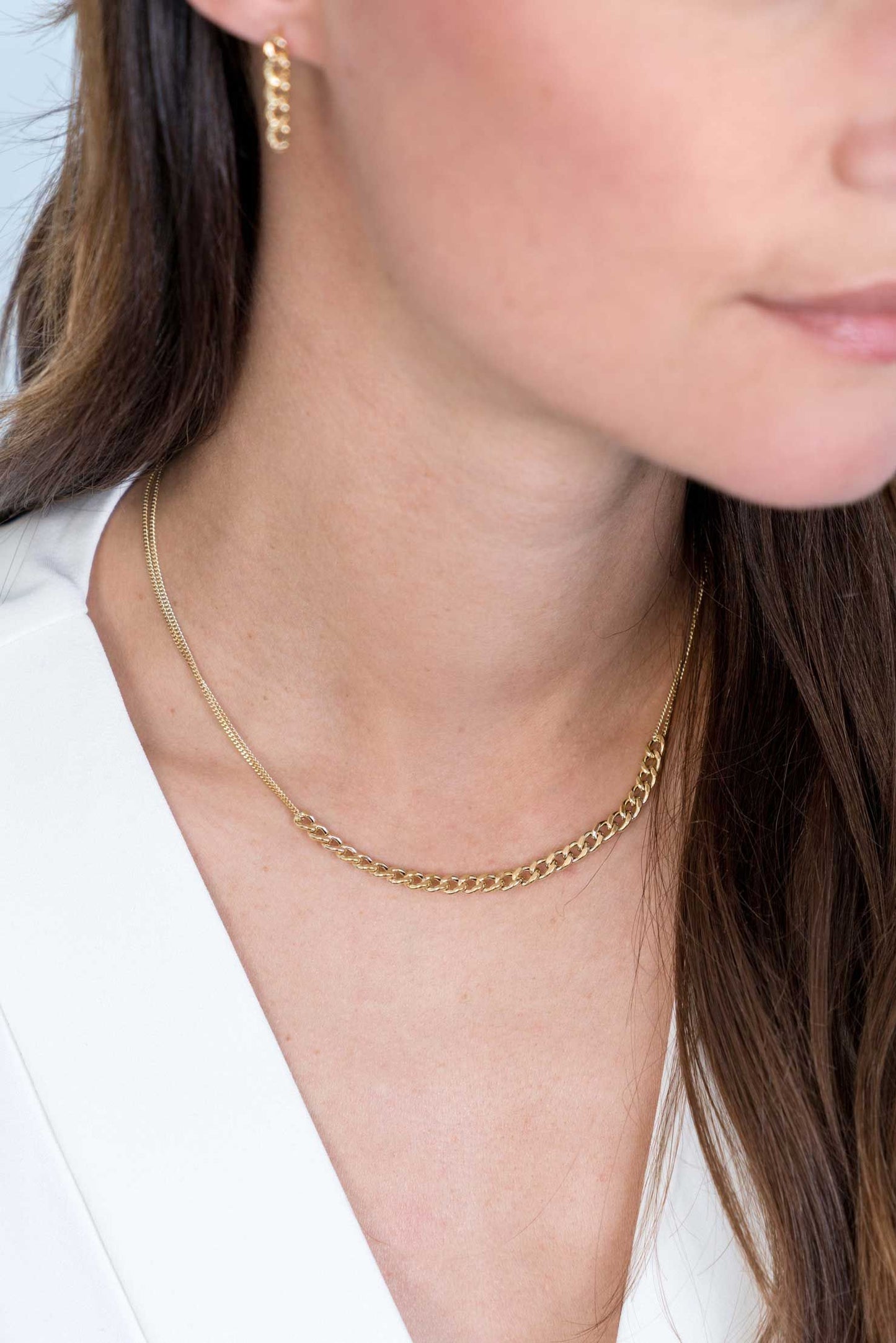 ZINZI Ketting goud kleurig ZIC2185G
