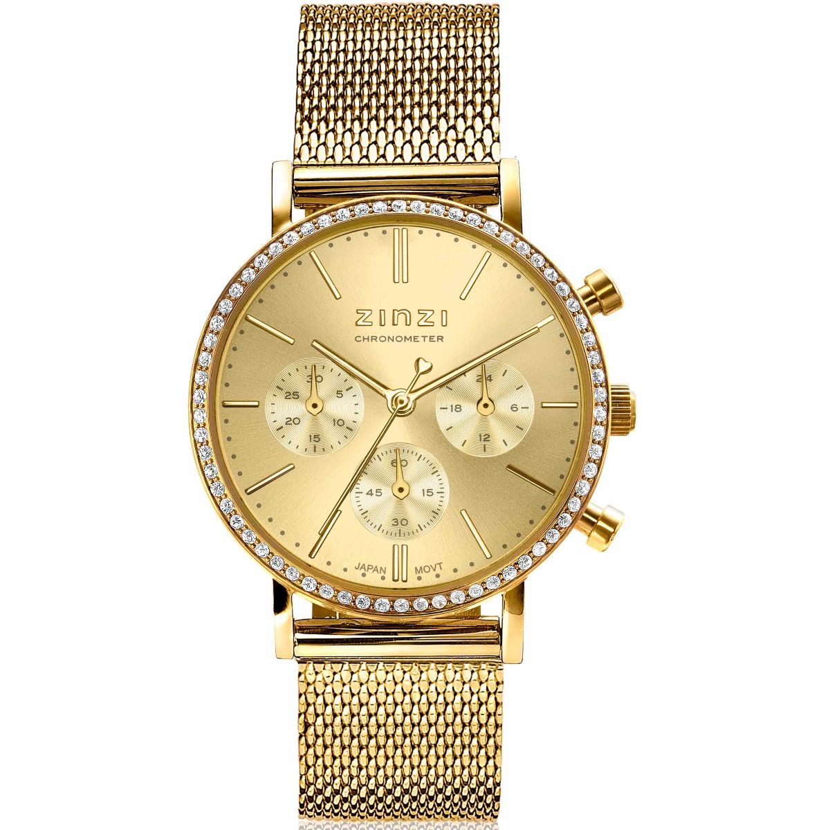 ZINZI Horloge goud kleurig ZIW1610