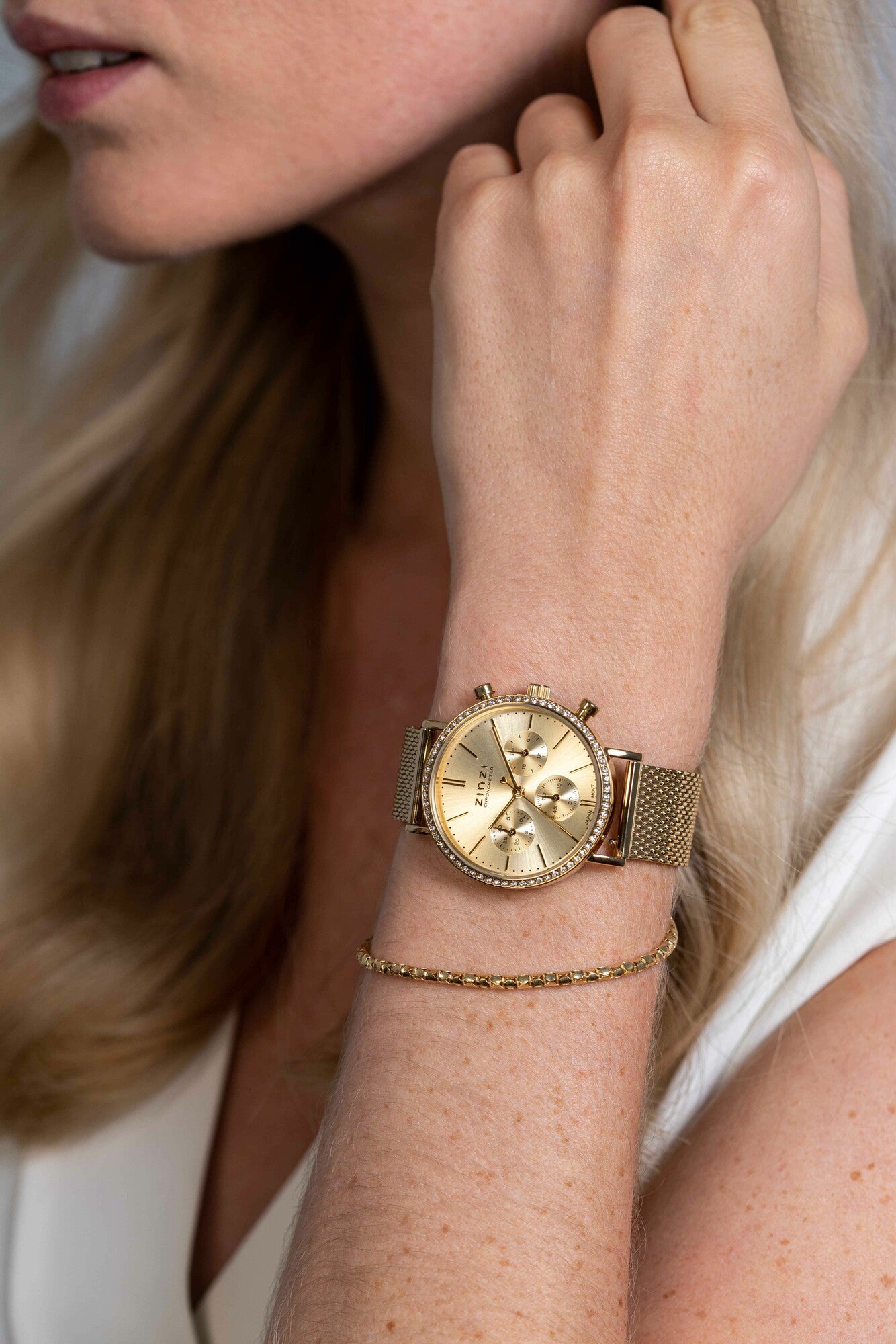 ZINZI Horloge goud kleurig ZIW1610
