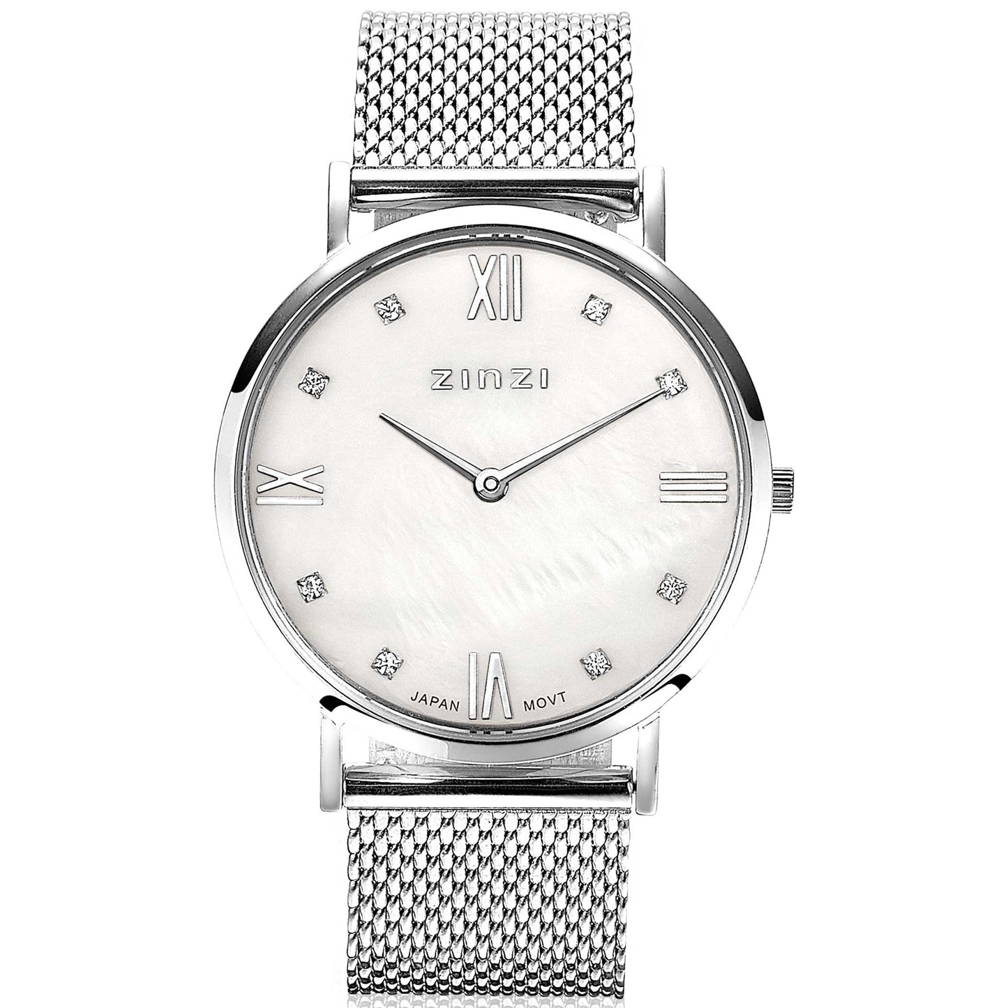 ZINZI Horloge zilver kleurig ZIW523M