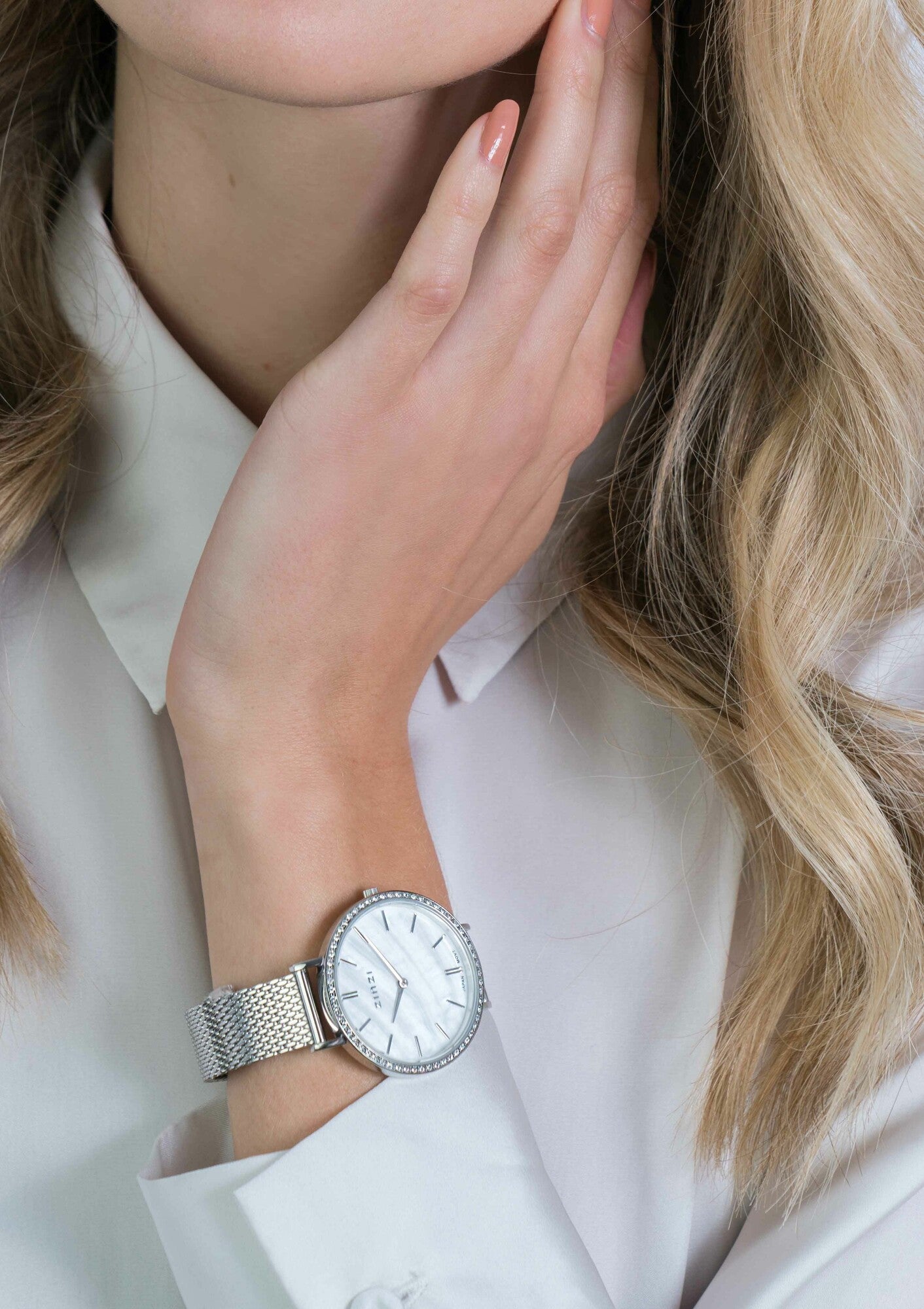 ZINZI Horloge zilver kleurig ZIW1317