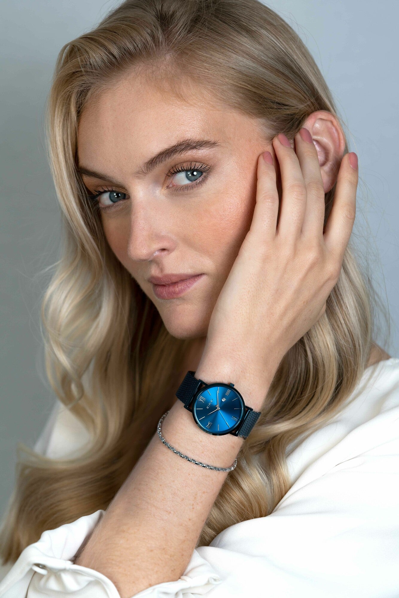 ZINZI Horloge BLAUW-STASL ZIW551M