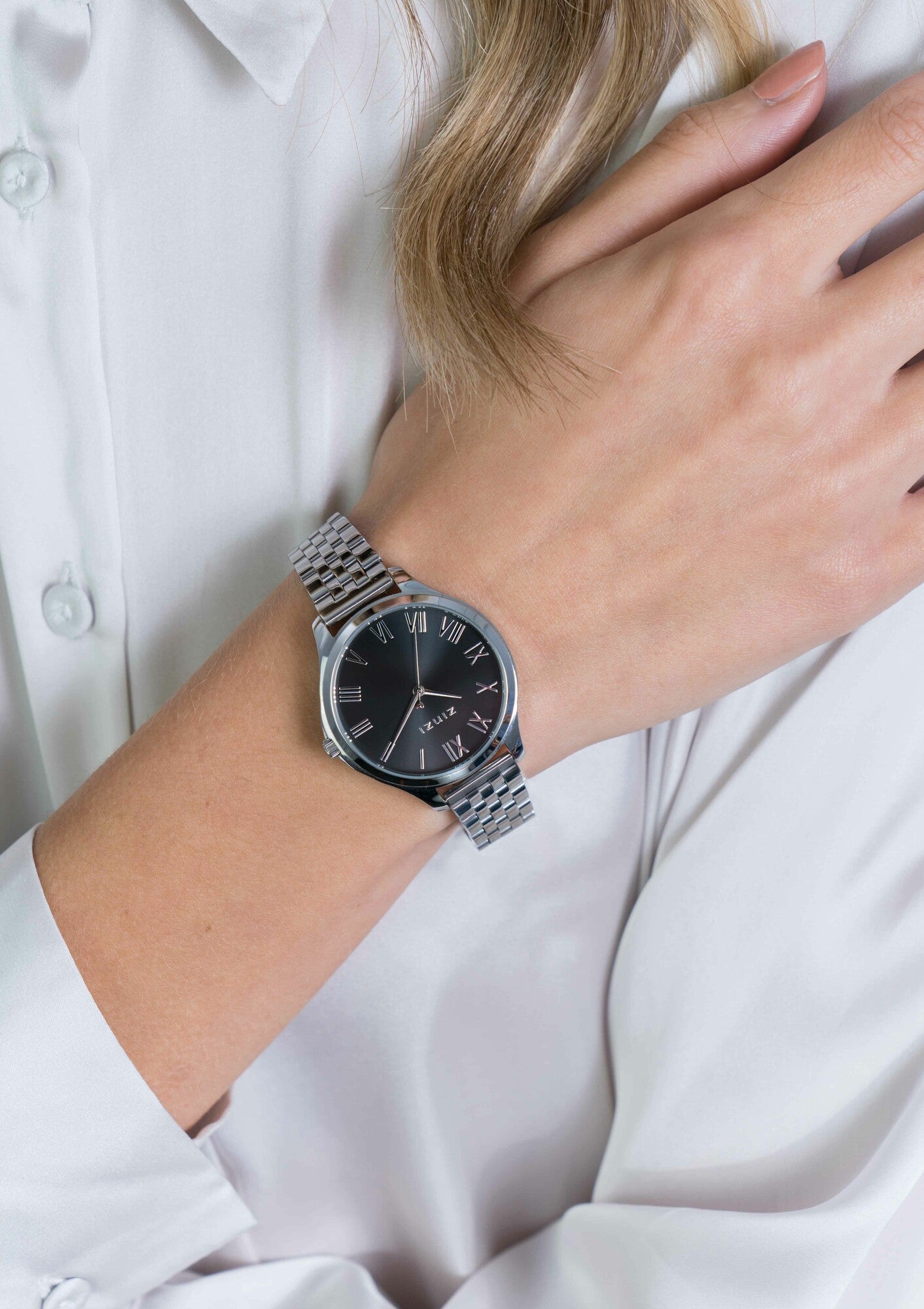 ZINZI Horloge zilver kleurig ZIW1101