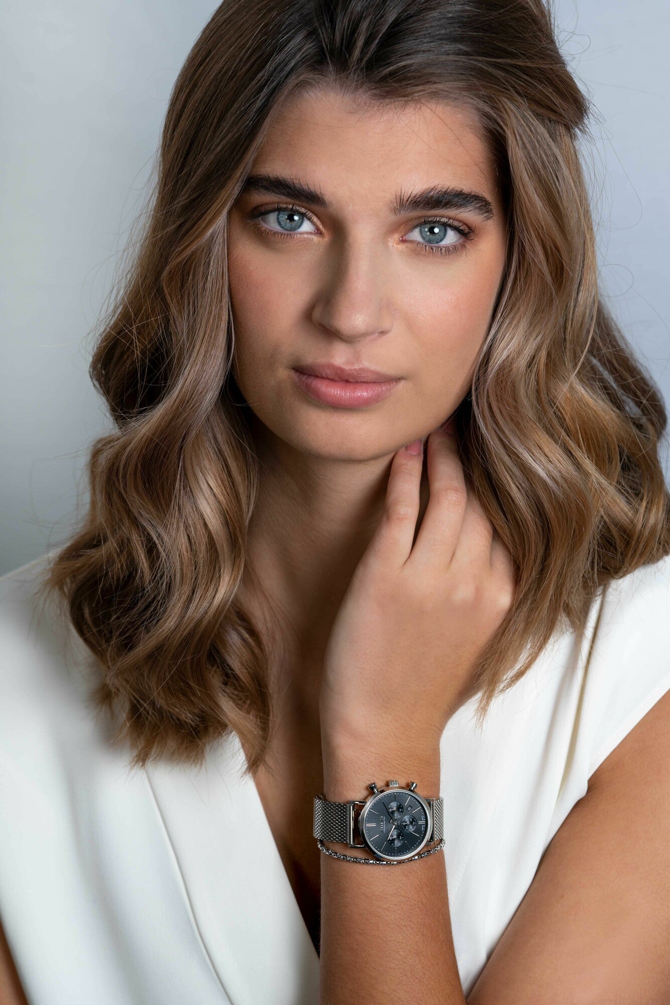 ZINZI Horloge zilver kleurig ZIW1501