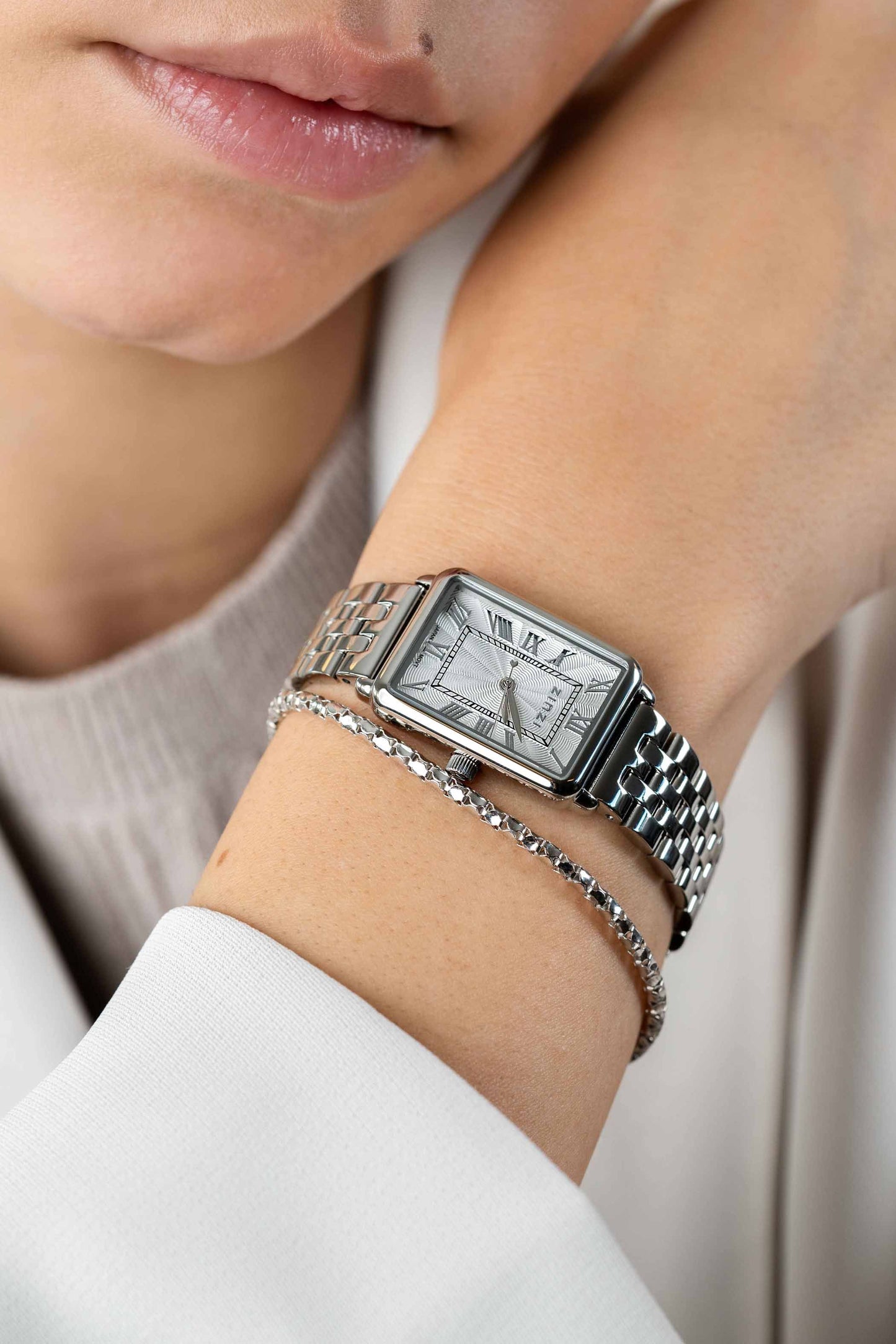 ZINZI Horloge zilver kleurig ZIW1906