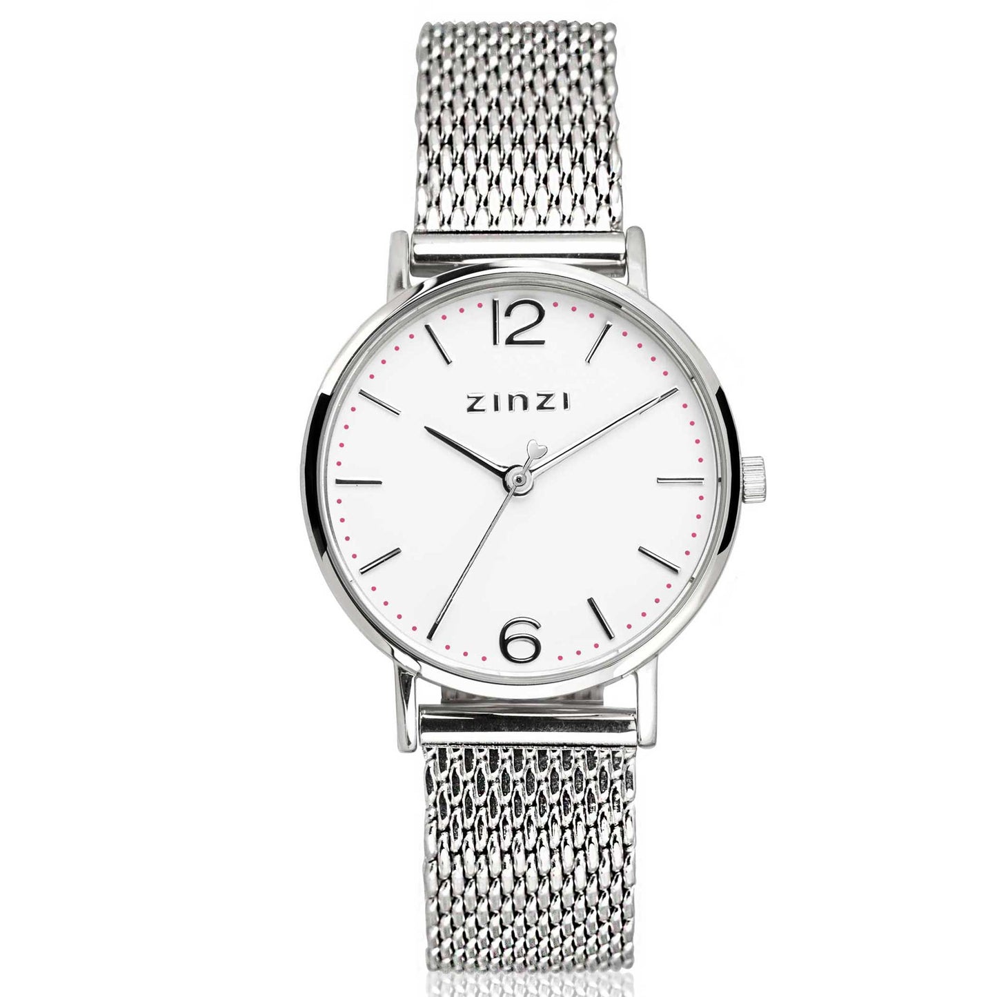 ZINZI Horloge zilver kleurig ZIW606M