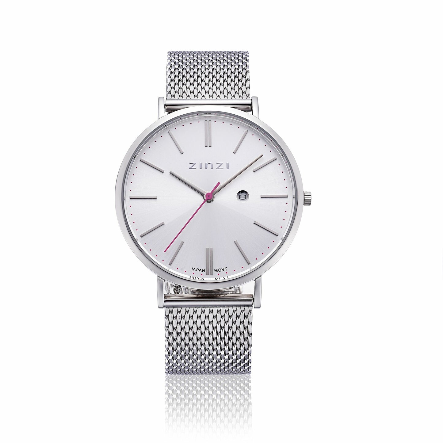 ZINZI Horloge zilver kleurig ZIW402M