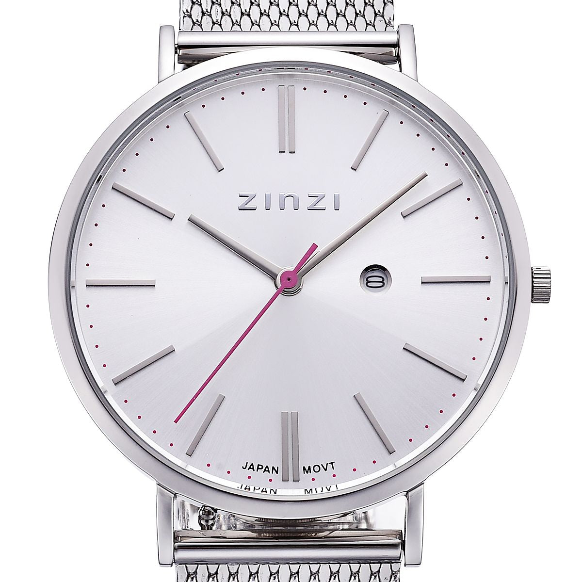 ZINZI Horloge zilver kleurig ZIW402M
