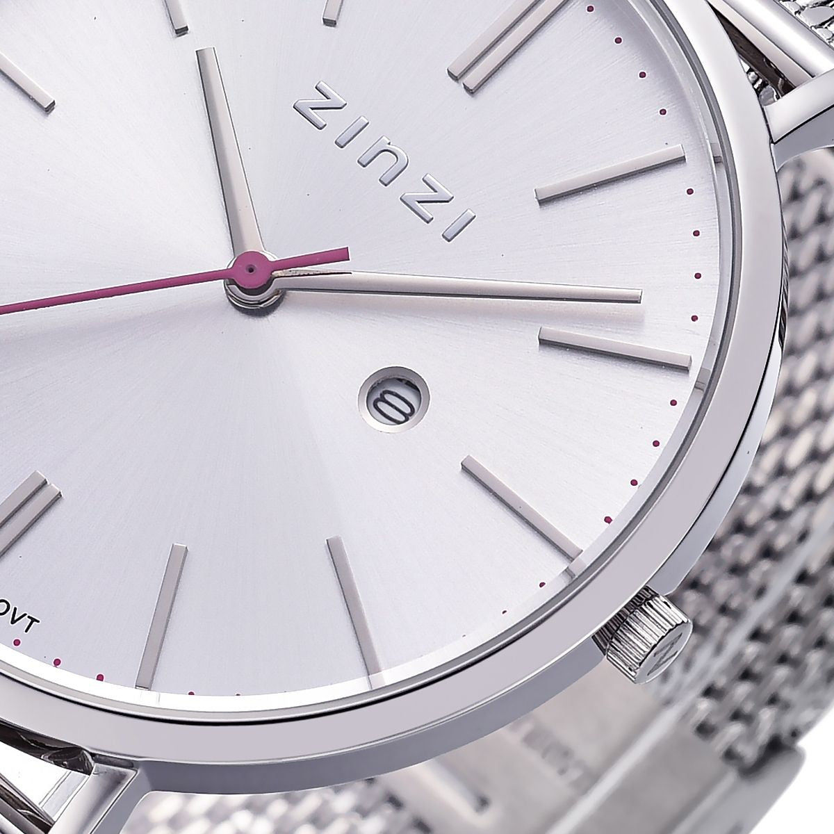 ZINZI Horloge zilver kleurig ZIW402M