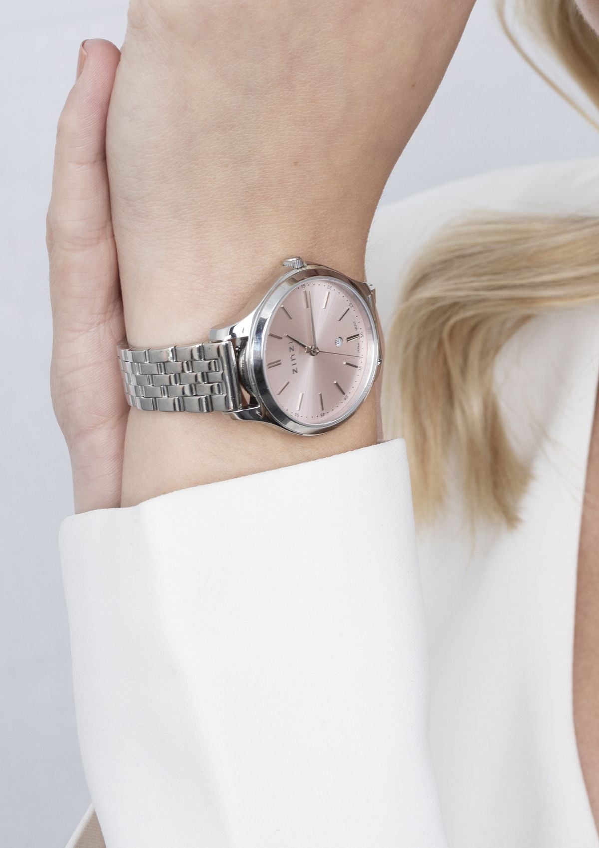 ZINZI Horloge zilver kleurig ZIW1041
