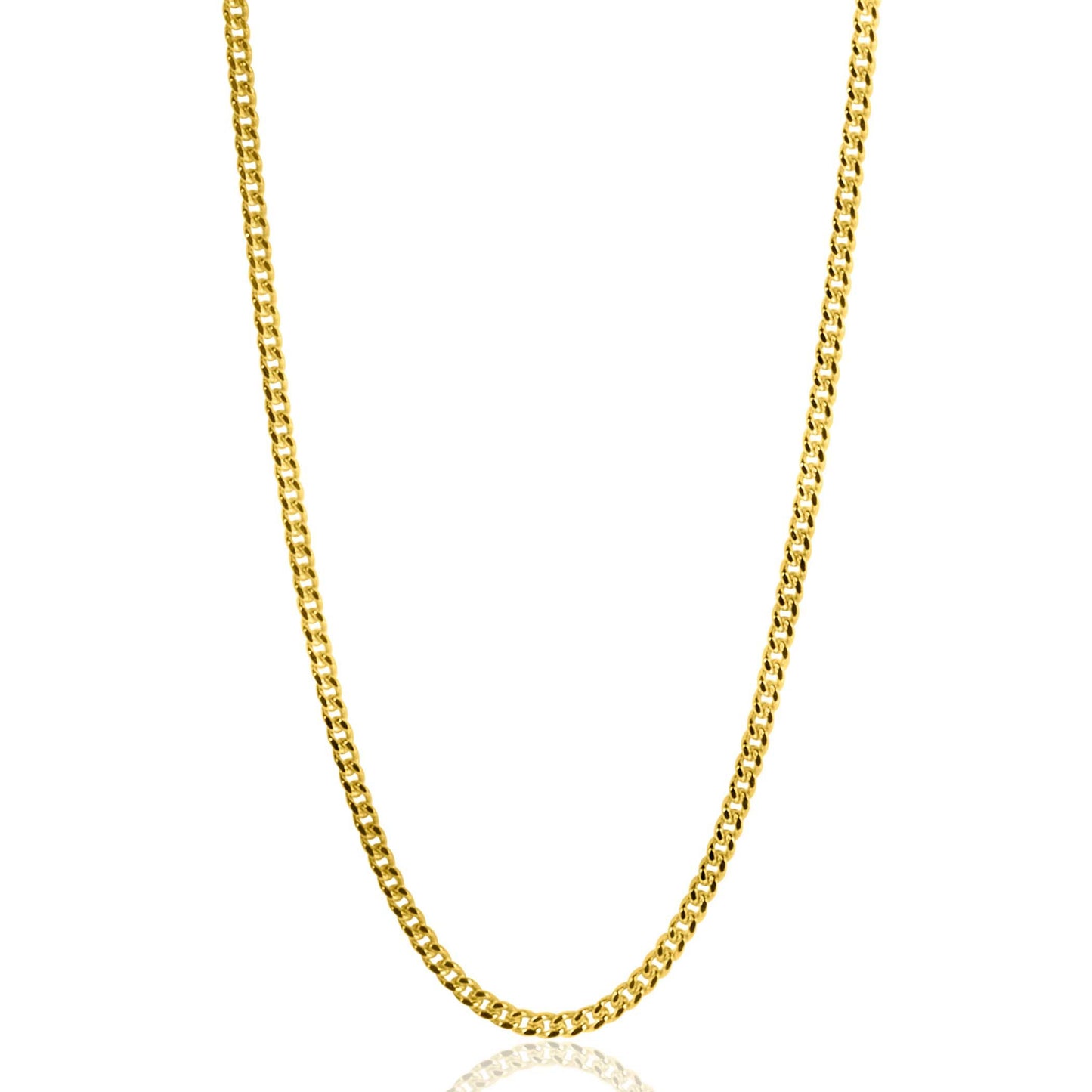 ZINZI GOLD 14KT COLLIER 45CM GOURMET 1MM ZGLG45-1