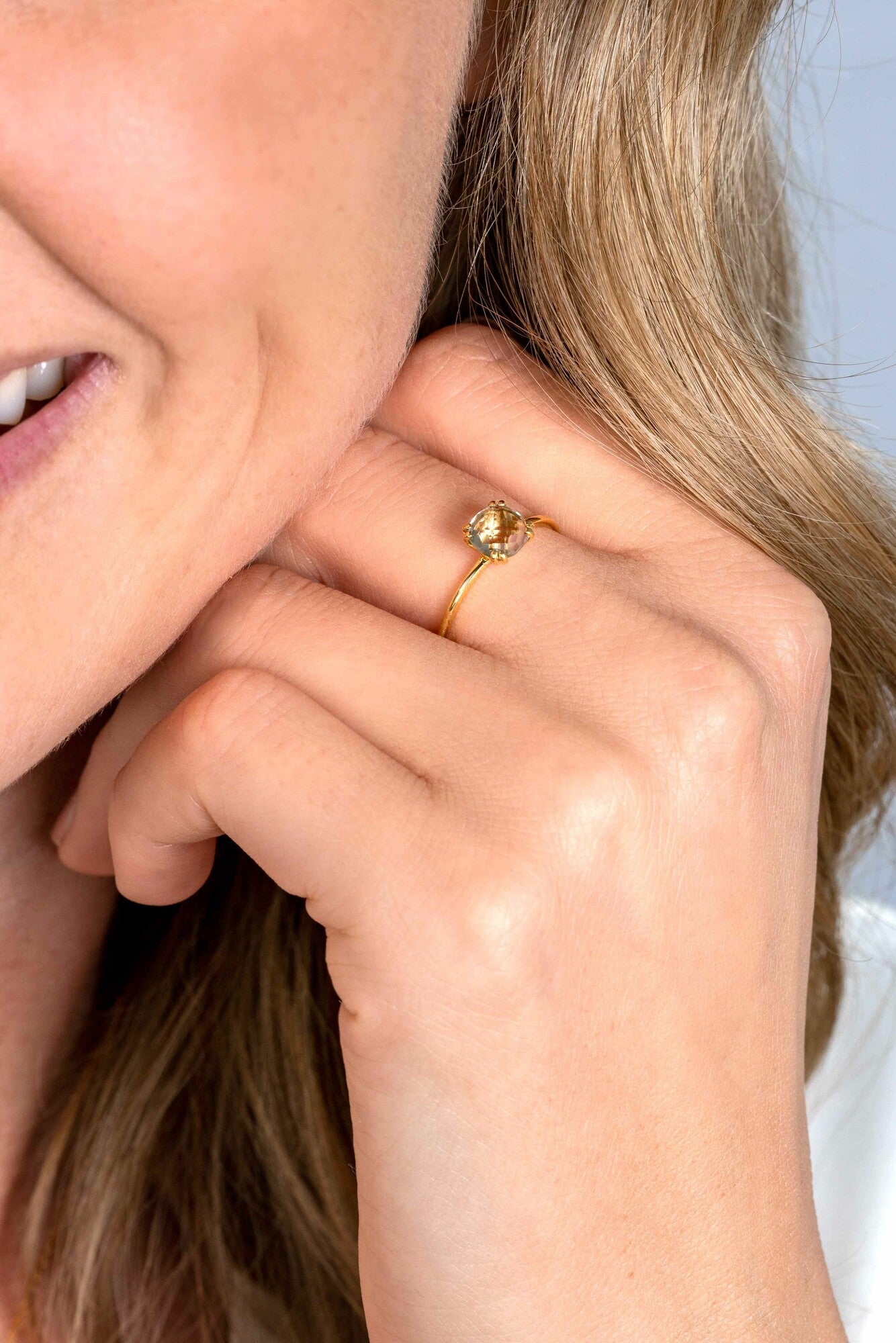 ZINZI Gold 14 karaat gouden ring ZGR376