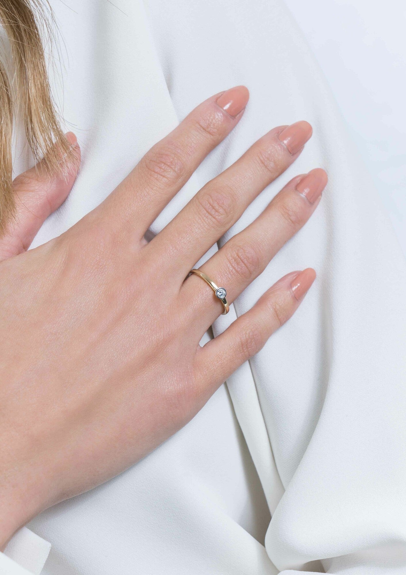 ZINZI Gold 14 karaat gouden ring ZGR147