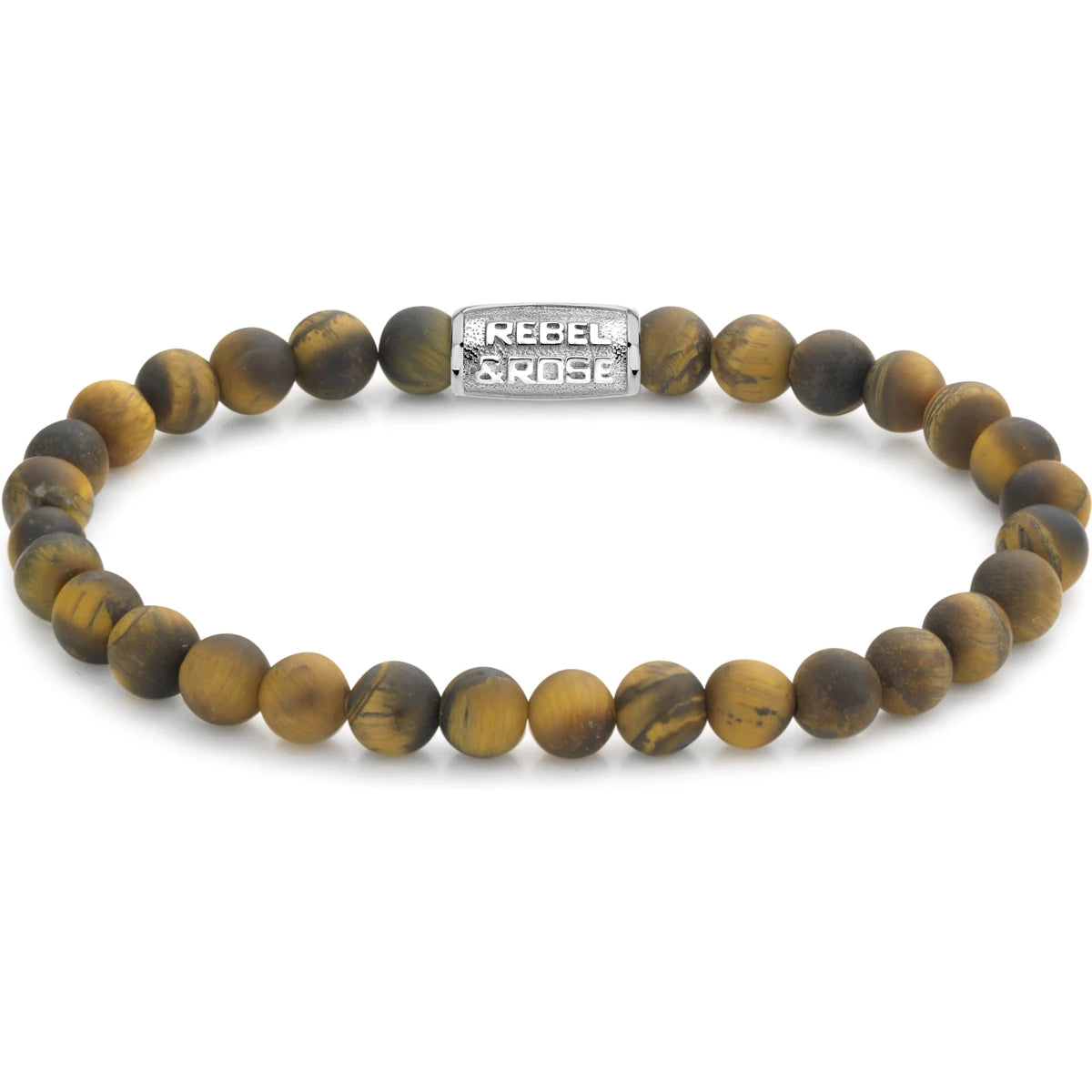 REBEL & ROSE Armband Matt Tiger Lily 6MM L