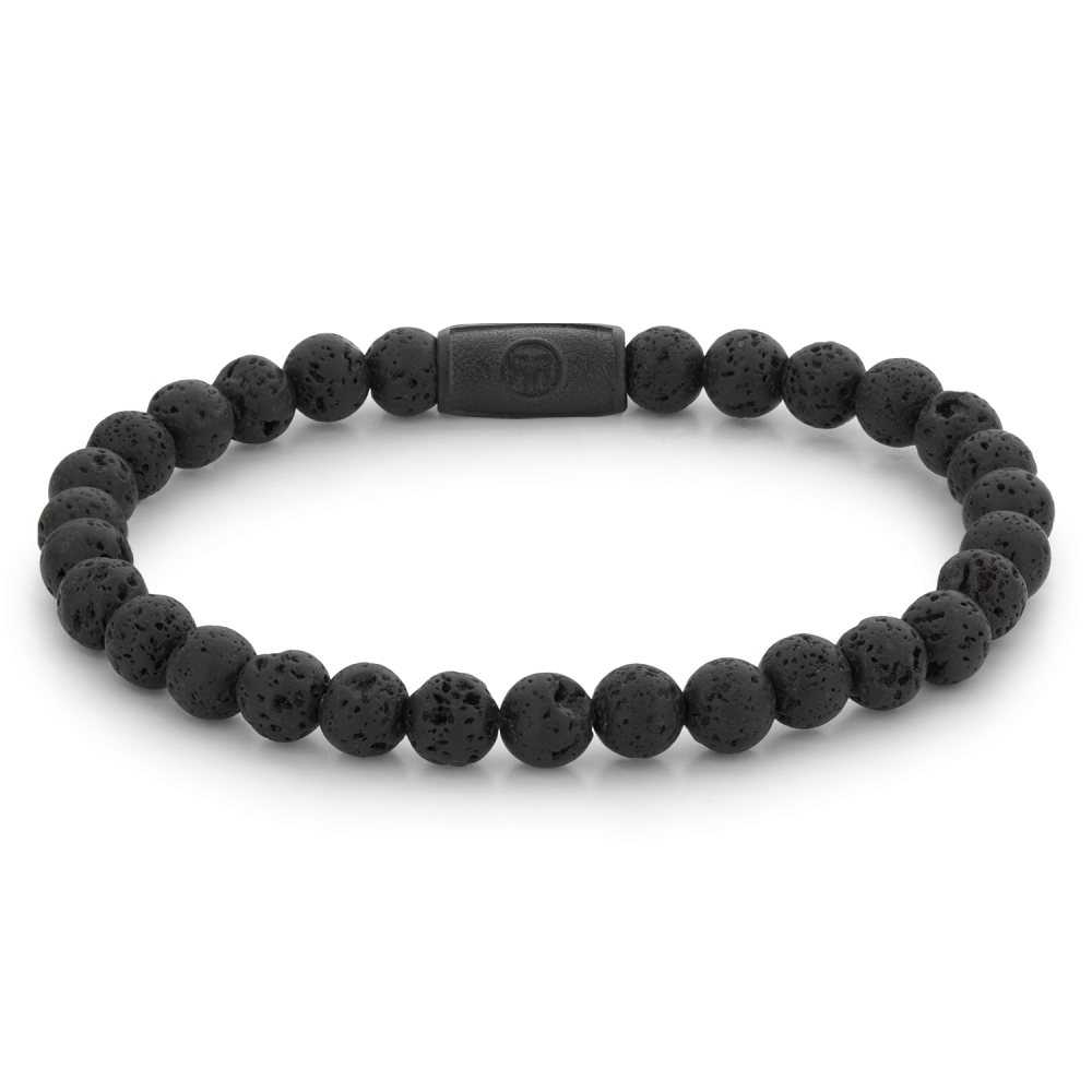 REBEL & ROSE Armband Black Moon All Black 6MM M