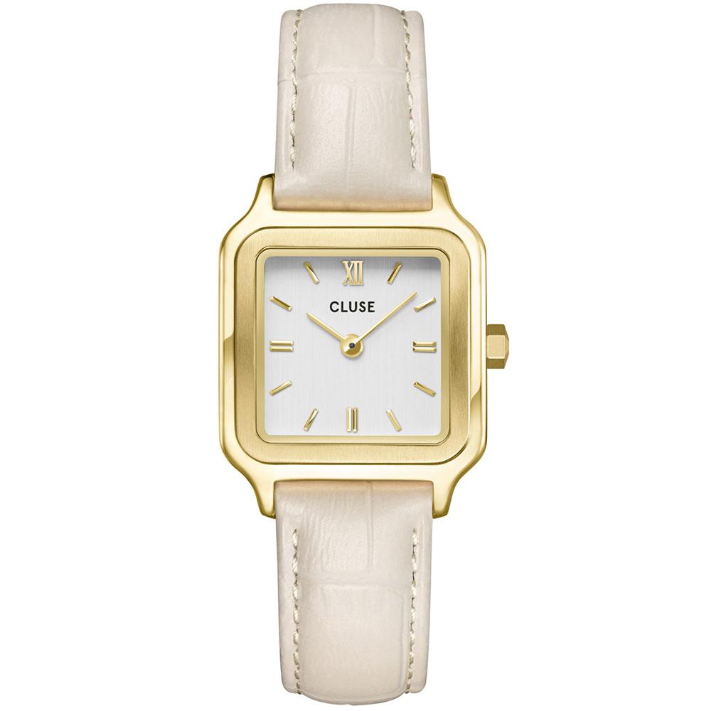 Cluse horloge beige leer CW11804