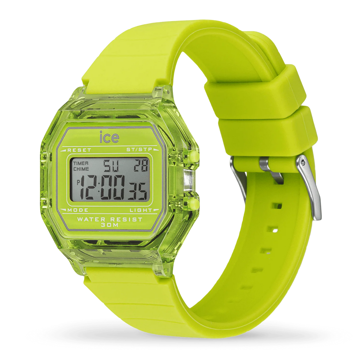 Ice Watch digit retro - Green lime - Clear - Small