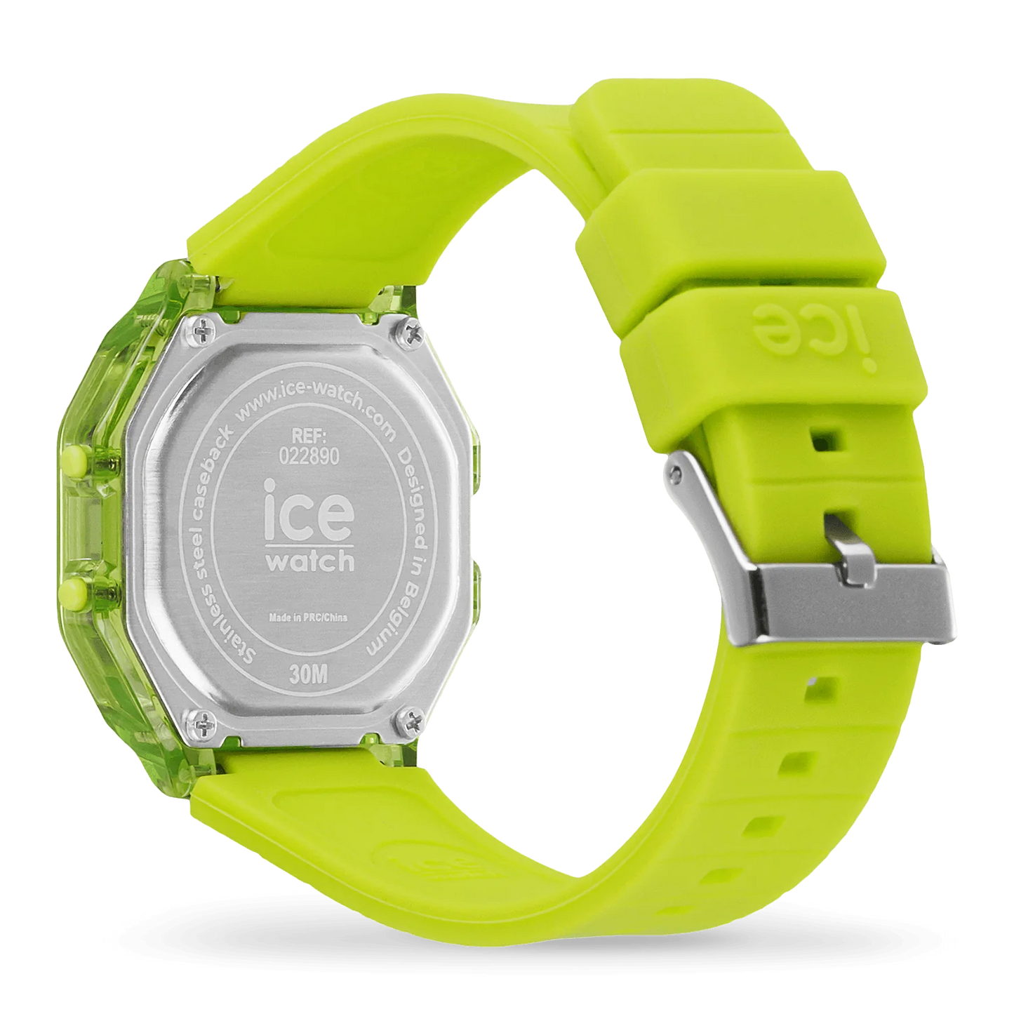 Ice Watch digit retro - Green lime - Clear - Small