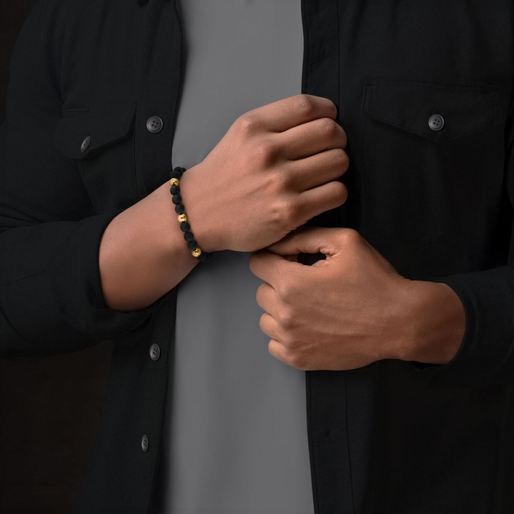 Rebel & Rose kralen armband M RR-8DV05-G-M