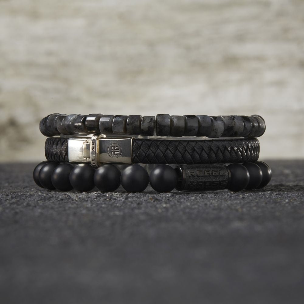 Rebel & Rose leren armband M RR-L0139-S-M