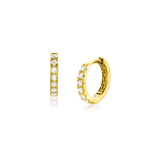 ZINZI Gold 14 karaat gouden oorringen ZGO321Z