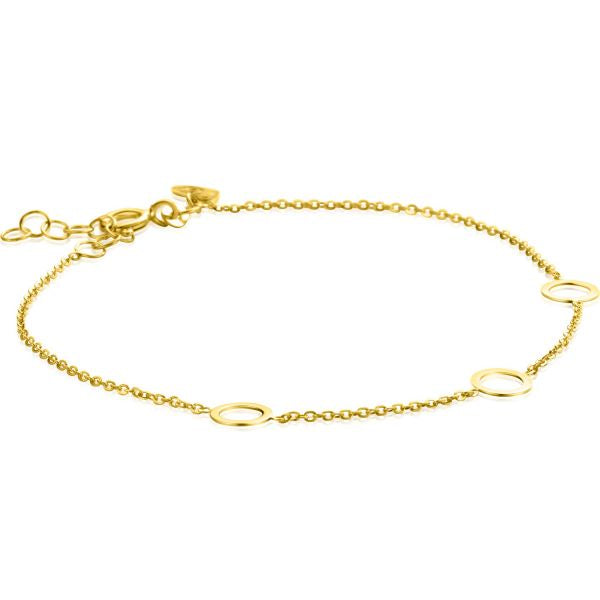 ZINZI Gold 14 karaat gouden armband ZGA445