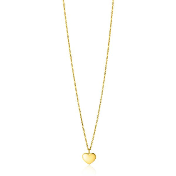 ZINZI Gold 14 karaat gouden ketting 43cm ZGC312