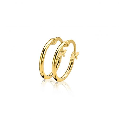 ZINZI Gold 14 karaat gouden creolen ZGO126