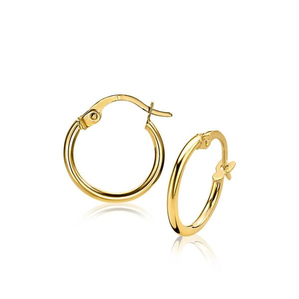 ZINZI Gold 14 karaat gouden creolen ZGO126