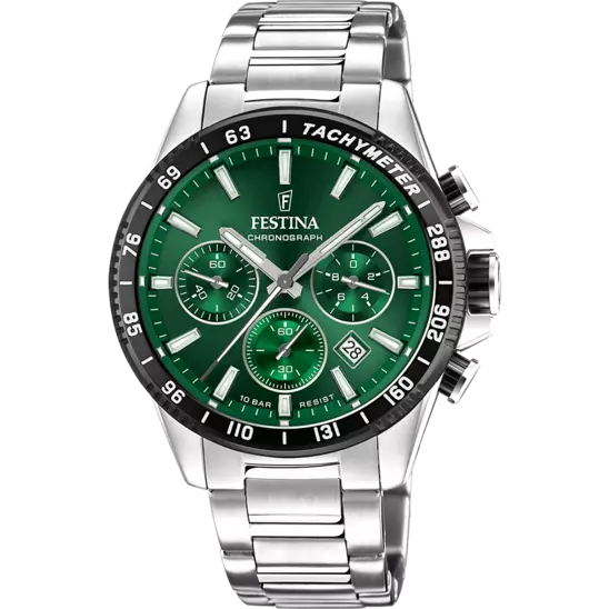 FESTINA HEREN ZILVERKLEURIG HORLOGE F20560/4