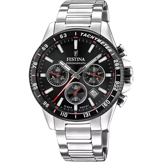 FESTINA HEREN ZILVERKLEURIG HORLOGE F20560/6