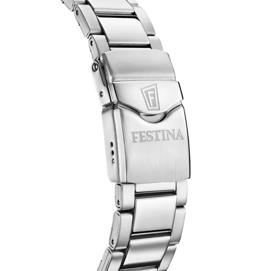 FESTINA HEREN ZILVERKLEURIG HORLOGE F20663/4