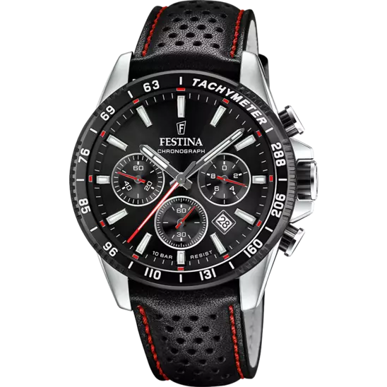 FESTINA HEREN ZILVERKLEURIG HORLOGE F20663/4