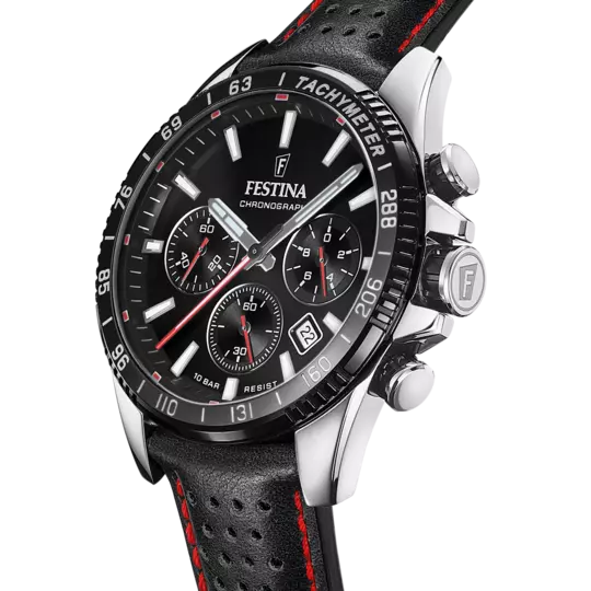 FESTINA HEREN ZILVERKLEURIG HORLOGE F20663/4