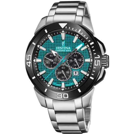 FESTINA HEREN CHRONO BIKE ZILVERKLEURIG HORLOGE F20641/3