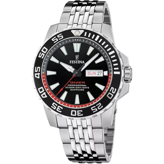 FESTINA HEREN ZILVERKLEURIG HORLOGE F20661/3