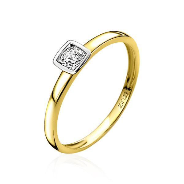 ZINZI Gold 14 karaat gouden ring ZGR150