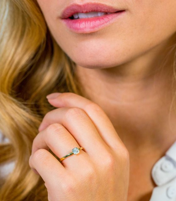ZINZI Gold 14 karaat gouden ring ZGR150