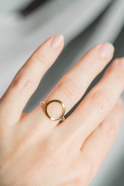 ZINZI Gold 14 karaat gouden ring ZGR173