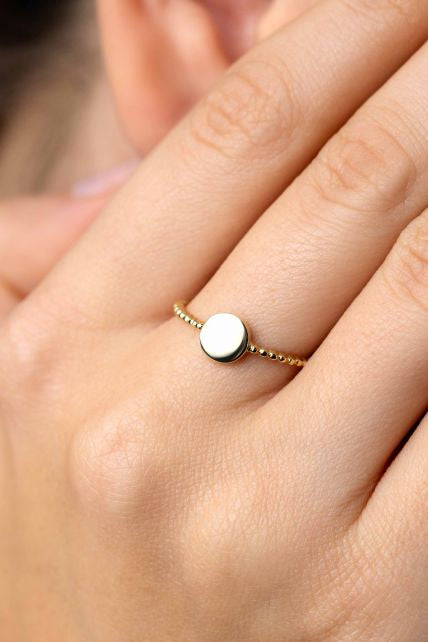 ZINZI Gold 14 karaat gouden ring ZGR399