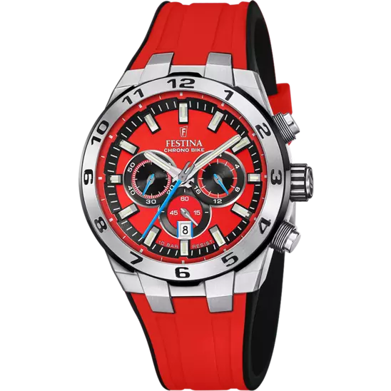 FESTINA HEREN CHRONO BIKE ROOD SILICONE HORLOGE F20671/5