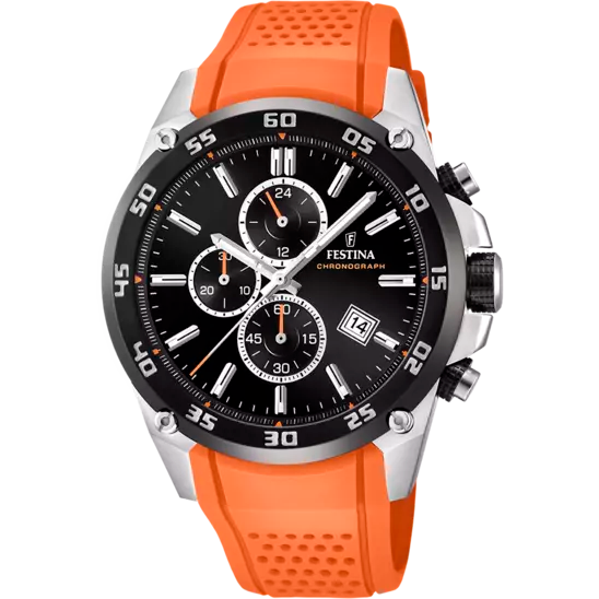 FESTINA HEREN BLAUW THE ORIGINALS RUBBER HORLOGE ARMBAND F20330/A