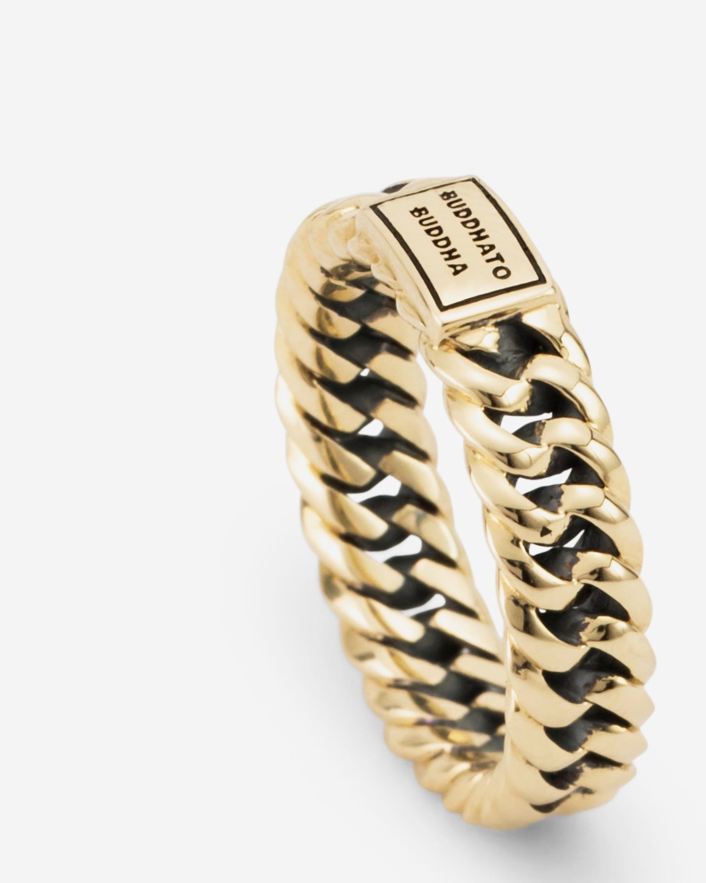 BUDDHA TO BUDDHA RING CHAIN GOUD 14KT