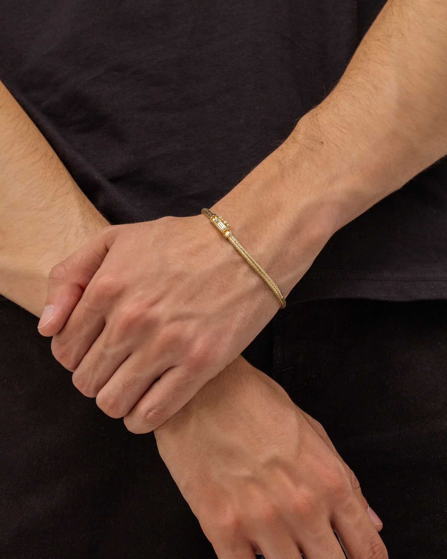BUDDHA TO BUDDHA ARMBAND ELLEN GOUD YG 14KT