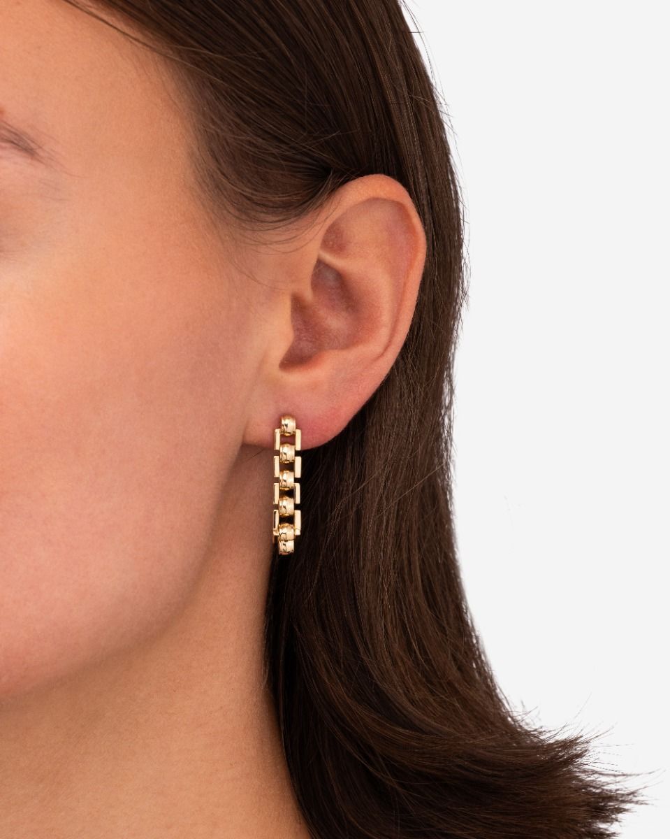 BUDDHA TO BUDDHA OORBEL BATUL GOUD 14KT YG SINGLE PIECE